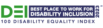 DEI Best Place to work for Disability Inclusion logo