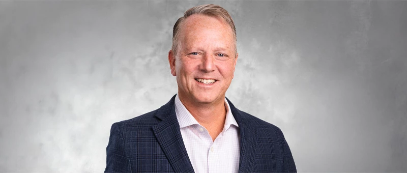 Professional headshot of Old National Bank Corporate Banking Executive, Rick Hampson