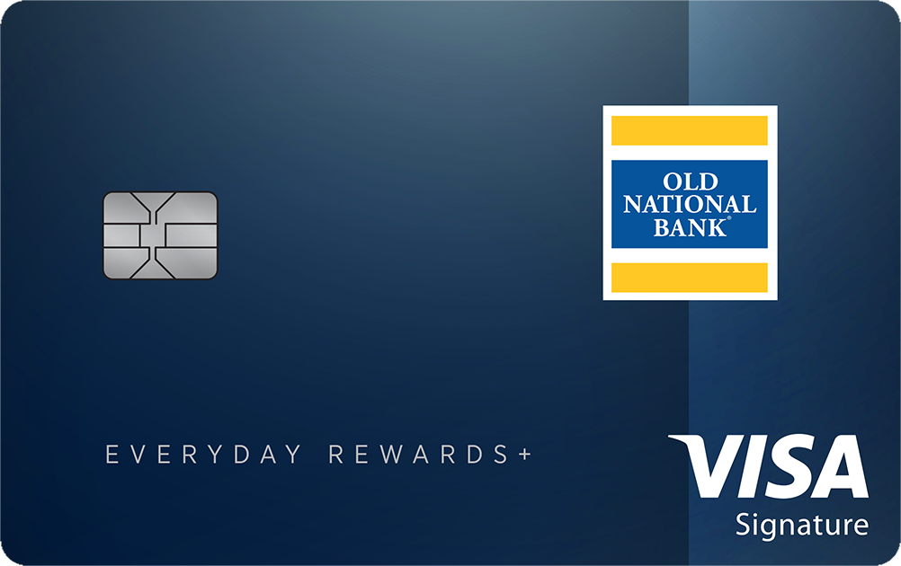 A sample of a Everyday Rewards Plus credit card