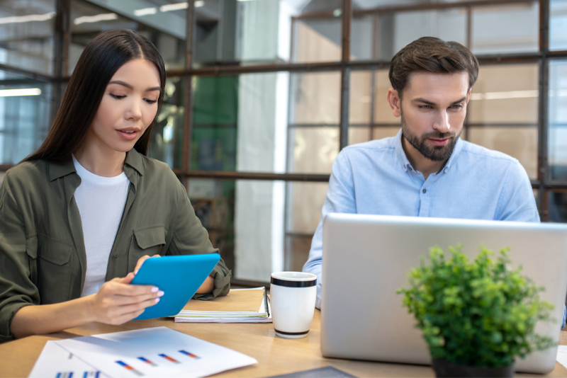 Two clients looking at the updates to LIBOR