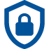 Old National Bank's graphic icon of a sheild with a lock inside