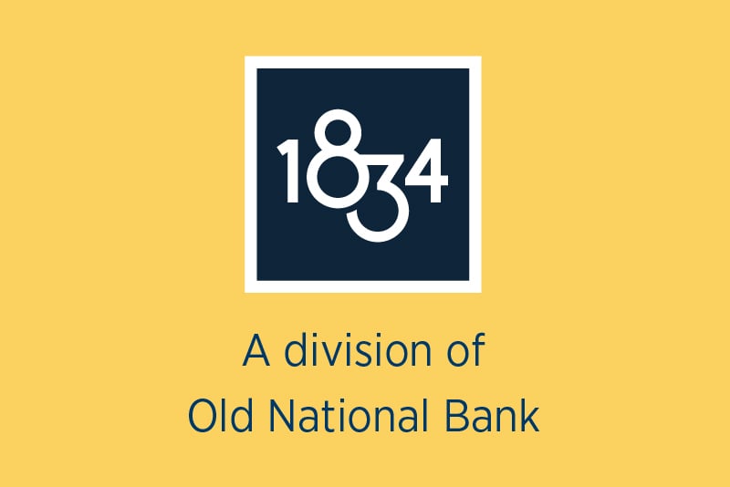 1834, a division of Old National Bank