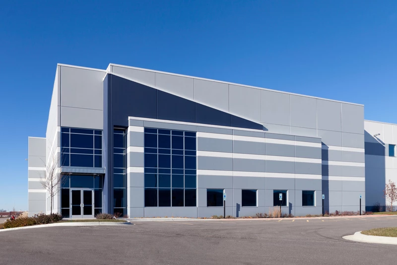 A warehouse that is up for sale