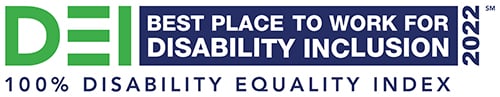 DEI Best Place to work for disability inclusion logo