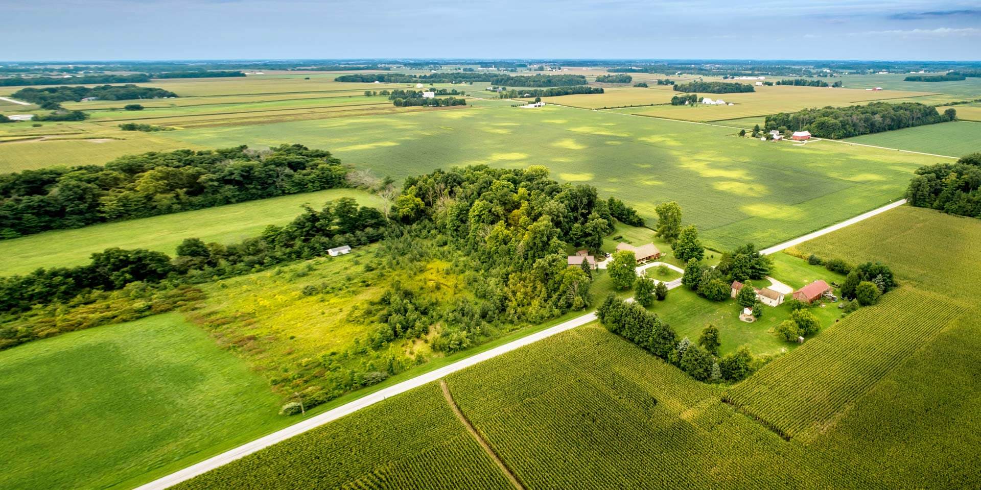 Open land owned by a client