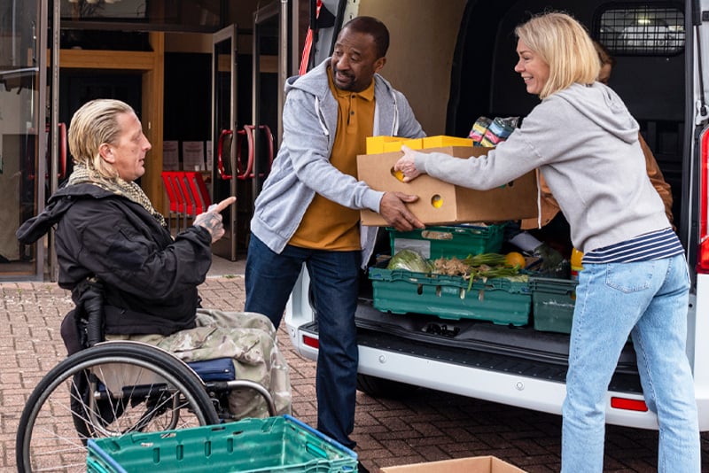 Associates helping the community