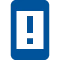 Cellphone text alert icon