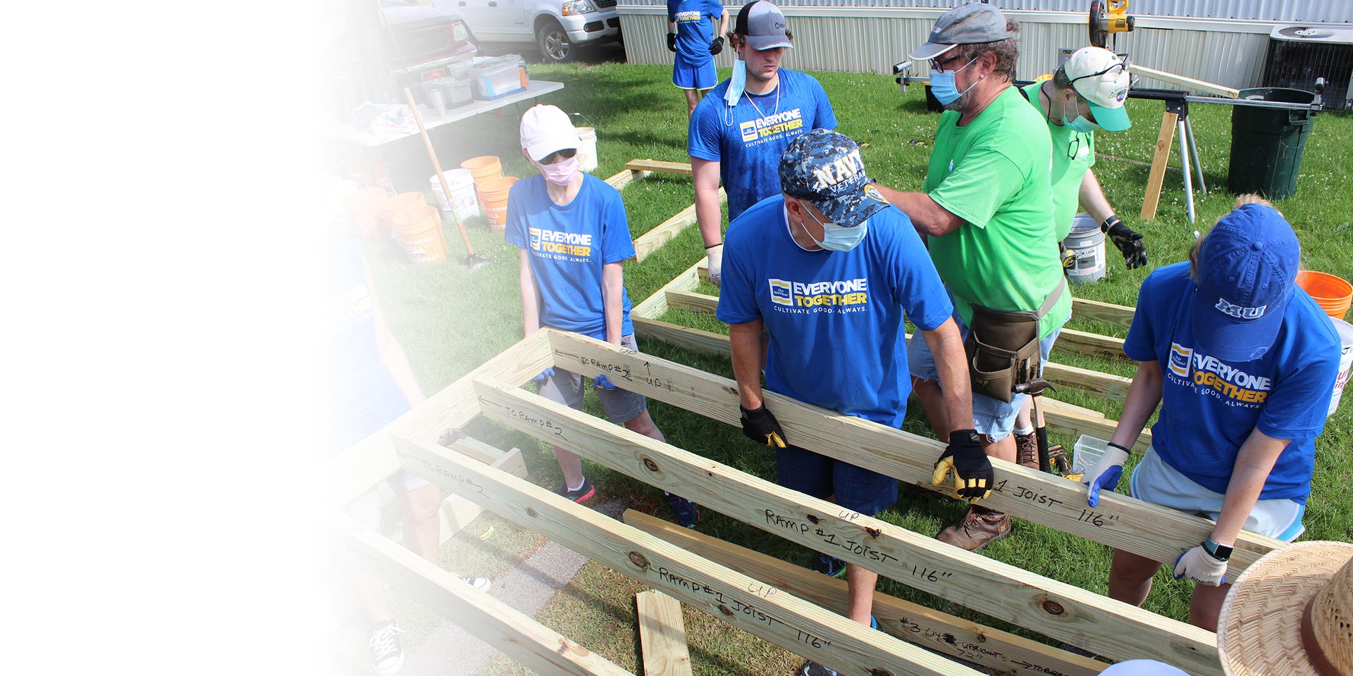 Old National team out helping the community