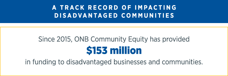 A track record of impacting disadvantaged communities