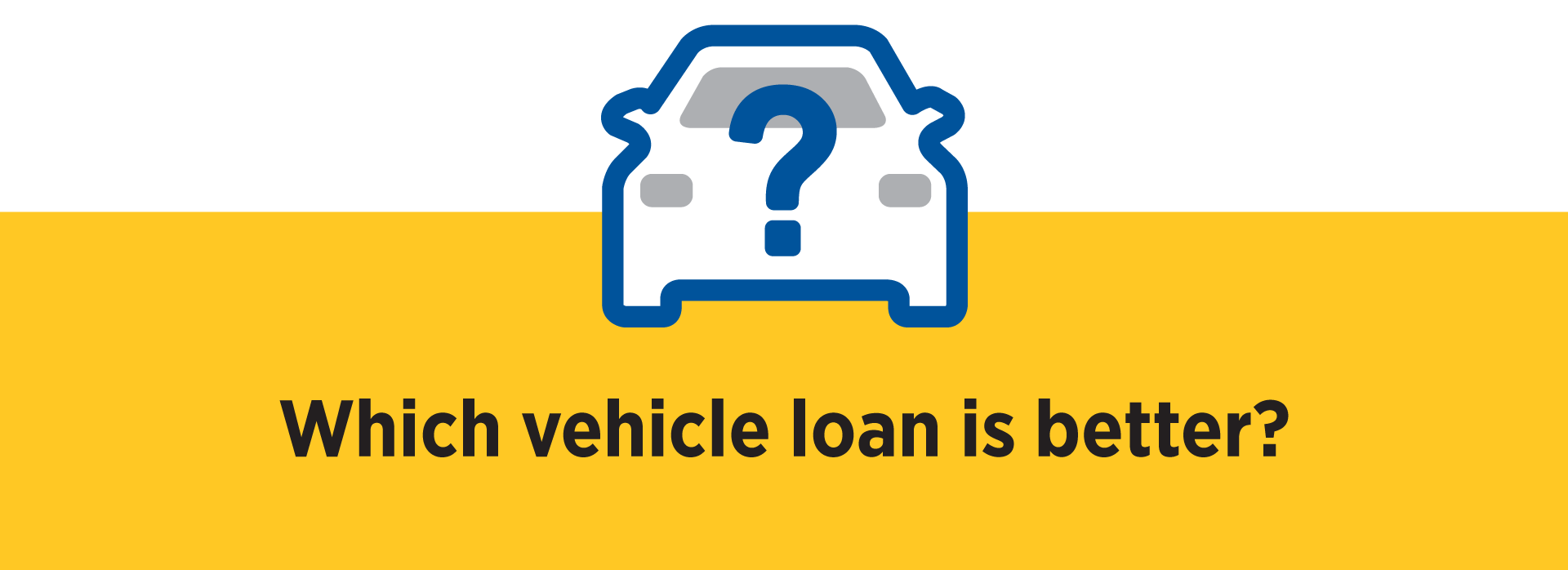 Auto Calculator Icon Which vehicle loan is better